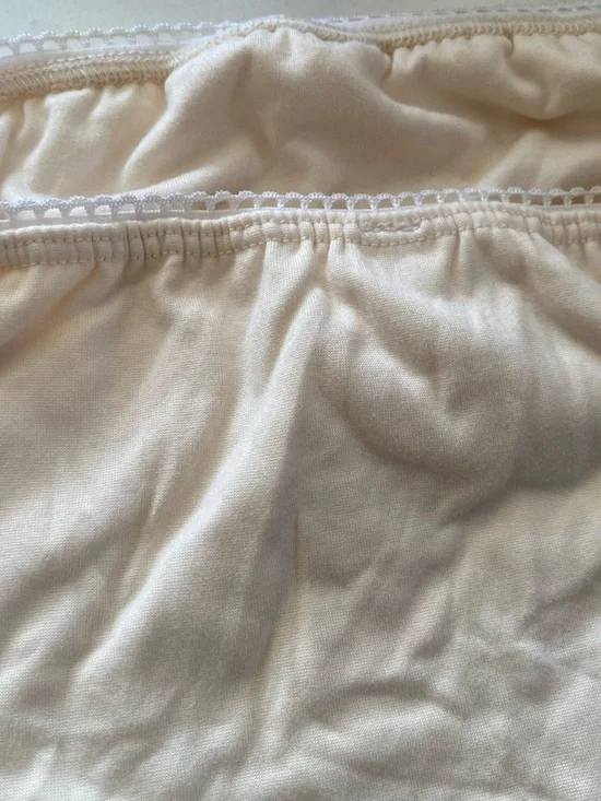 Cream Women's Tank Top with Pink Rose Accent - Picture 3 of 3